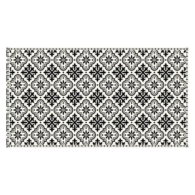 Jovanny Spanish Tiles Pattern Kitchen Mat - 66 x 120cm