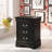 Sayre Black 3 Drawers Nightstand-1138043582