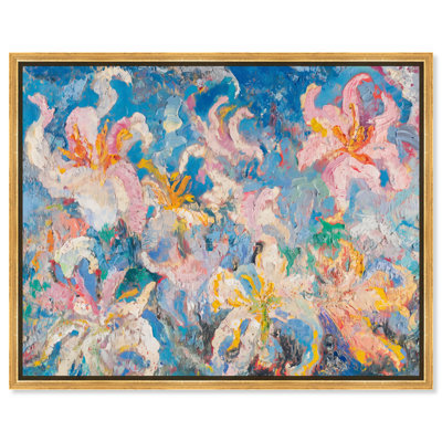 Pastel Riot I Canvas Pastel Floral Art by Art Remedy