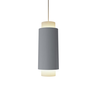 Luminaire suspendu cylindrique à 1 lumière