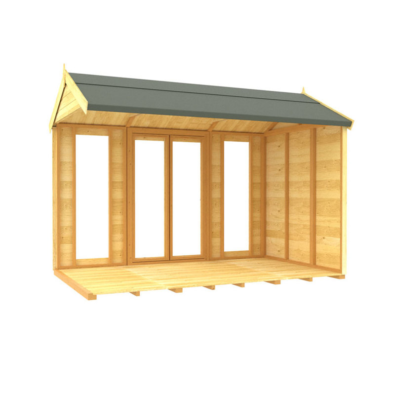 5ft x 10ft Apex Summer House (Full Height Window)