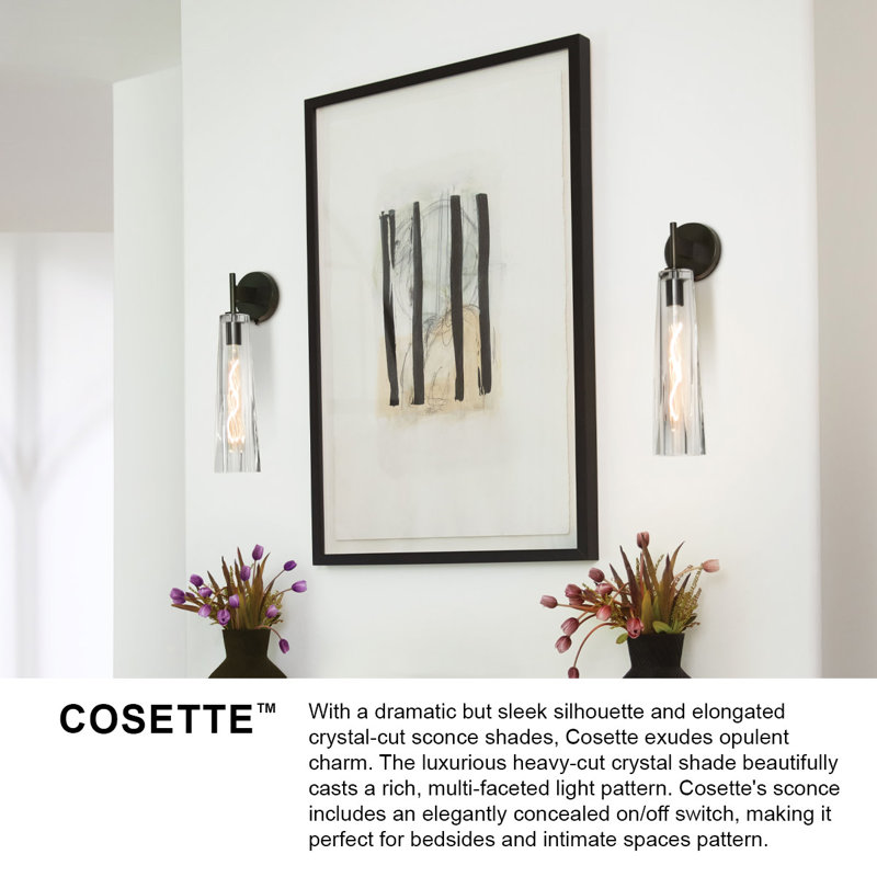Cosette Steel Metal Armed Sconce