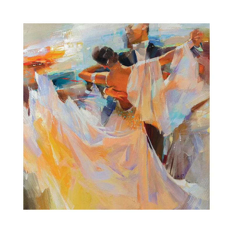 Evening Waltz by Vasyl Khodakivskyi - Wrapped Canvas Painting, 66.04 cm H x 66.04 cm W x 1.91 cm D