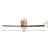 48 in. 3-Solid Blades Indoor Standard Ceiling Fan Flush Mount with Remote-1853448628-1853448624
