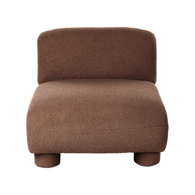 1-Seat Section Ceonna Off-White Boucle