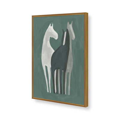 «Horse Shapes I» par June Erica Vess, reproduction d'art sur toile