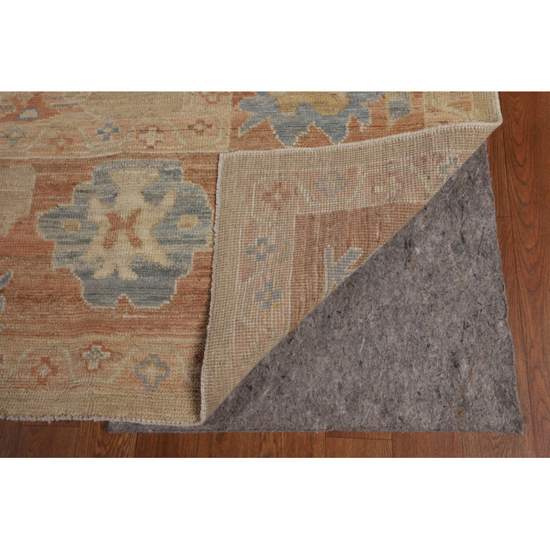 Vegetable Dye Oushak Turkish Area Rug 12