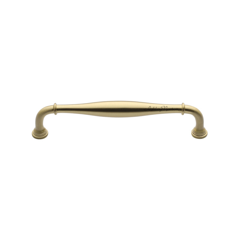 Adria 6" Center to Center Brass Bar Pull with Mounting Hardware