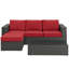 Ensemble modulaire d'extérieur Sunway 3 pièces Modway-38631776