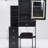 Small Space Vanity Table With Sliding Led Mirror, Brightness And Color Adjustable, Cushioned Stool, , Black Left Bedside Cabinet Adjustable Black, For Decor-347818524
