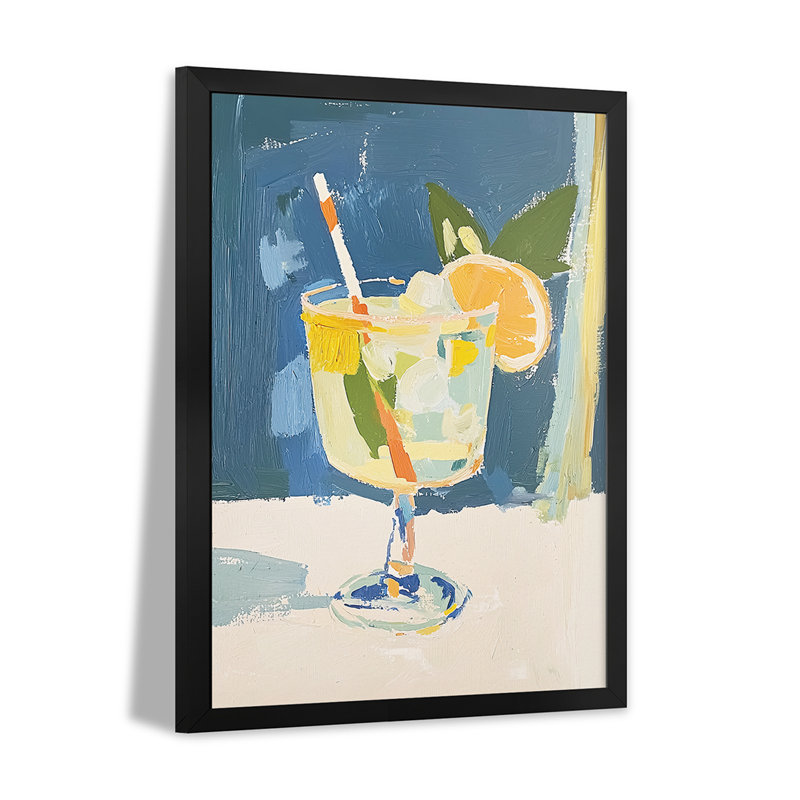 Summer Cocktail XII - Wall Art Print - Gallery Poster, 32" H x 24" W
