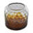 Nelligan Glass Faceted Ombre Geometric Decorative Jars with Diamond Knobs Set-1499132832