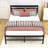 Stephane Platform Bed Frame with Rustic Headboard-2027134168