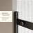 Frameless Shower Door Single Sliding, 1/4 Inch Thick Clear Tempered Glass Shower Door With Zinc Roller Rail System, Stainless Steel Handle