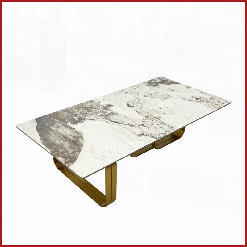 Table basse en pierre frittée Easy-Clean