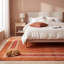 Tapis Rapids2 moderne, minimaliste, à bordure géométrique orange, rouge et crème, lavable à la machine, antidérapant, à poils courts, pour l'intérieur et l'extérieur, adapté aux animaux domestiques, idéal pour le salon, la chambre, la salle à manger, l'entrée, le couloir ou le bureau.-1109058880