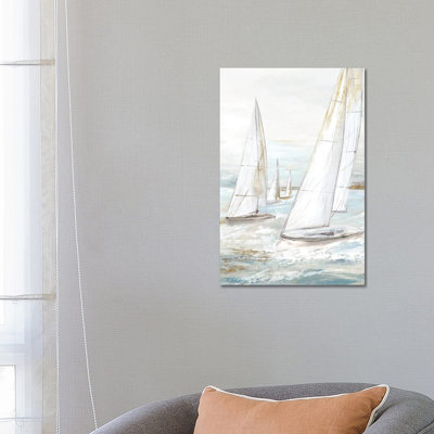 " Windswept Sails II " by Eva Watts Painting Print