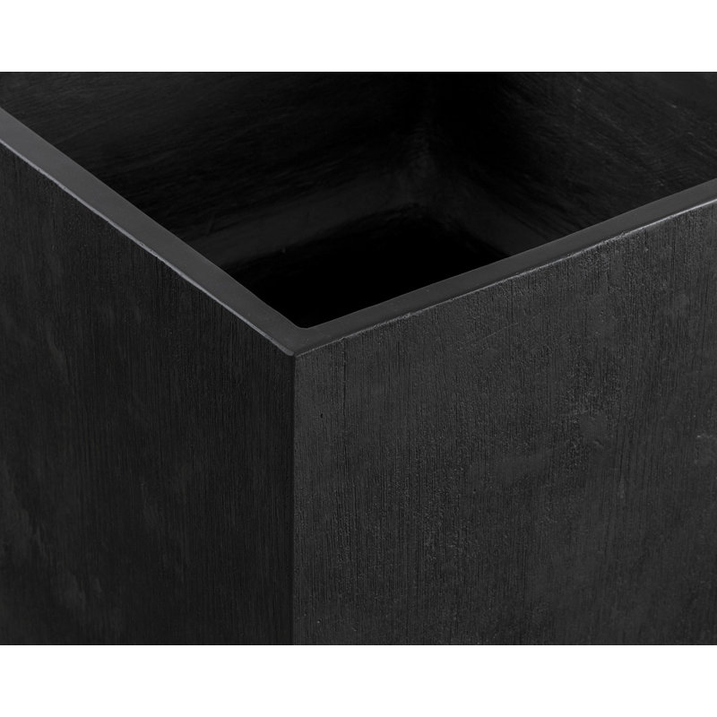 TANSY PLANTER - ANTIQUE BRONZE, Black