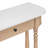 Narrow Console Table With Curved Corner, Retro Entryway Table With Top Drawer And Open Shelf, Sofa Table Console Tables For Entryway, Hallway And Living Room-1258276126