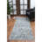 Elegance Blue 2' x 3' Indoor Area Rug, Modern Low Profile Accent Rug-106282416