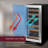 Allavino 15" Wide Reserva Series 30 Bottle Dual Zone Stainless Steel Left Hinge Wine Refrigerator-123016119-123016117