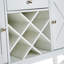 Console de bar avec armoire à 2 portes et 1 tiroir, bar à café, porte-bouteilles, table d'entrée avec tablette de rangement, buffet de tables de buffet