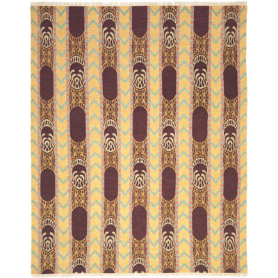 Vera Hand Knotted Wool Ikat Rug