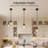 1‑Light Hammered Glass Pendant – Adjustable Height