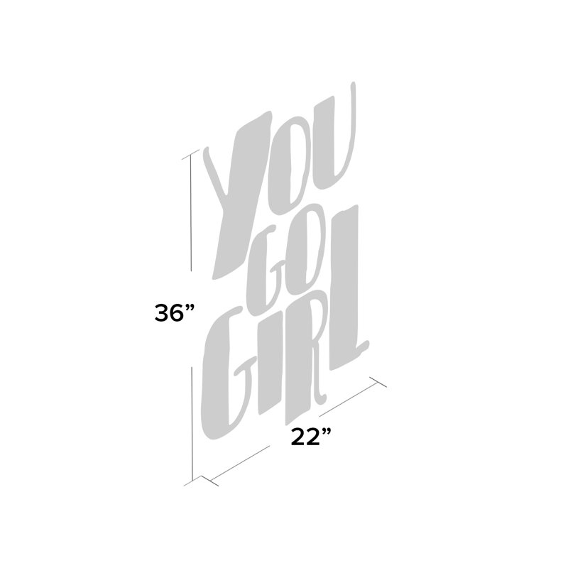 Text & Numbers Non-Wall Damaging Wall Decal, Cranberry