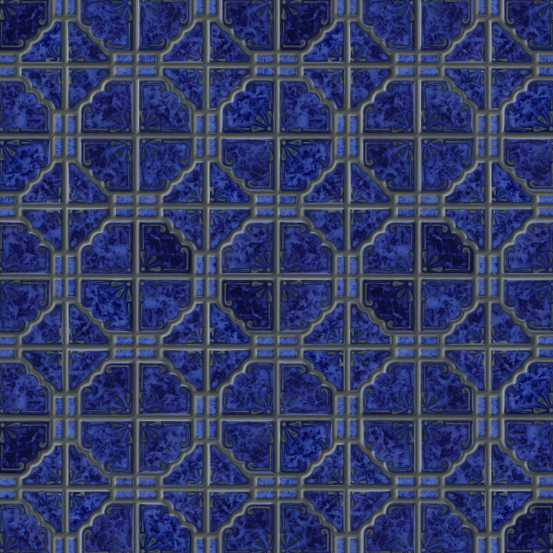 Moonbeam Random Sized Porcelain Mosaic Tile