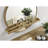 Fayea Flat Wall Mirror with Shelves