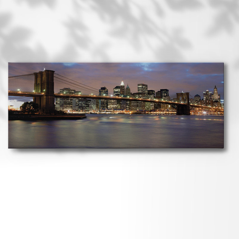 " Night View ", 20" H x 50" W x 1.5" D