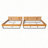 Pine Wood Bed Frame