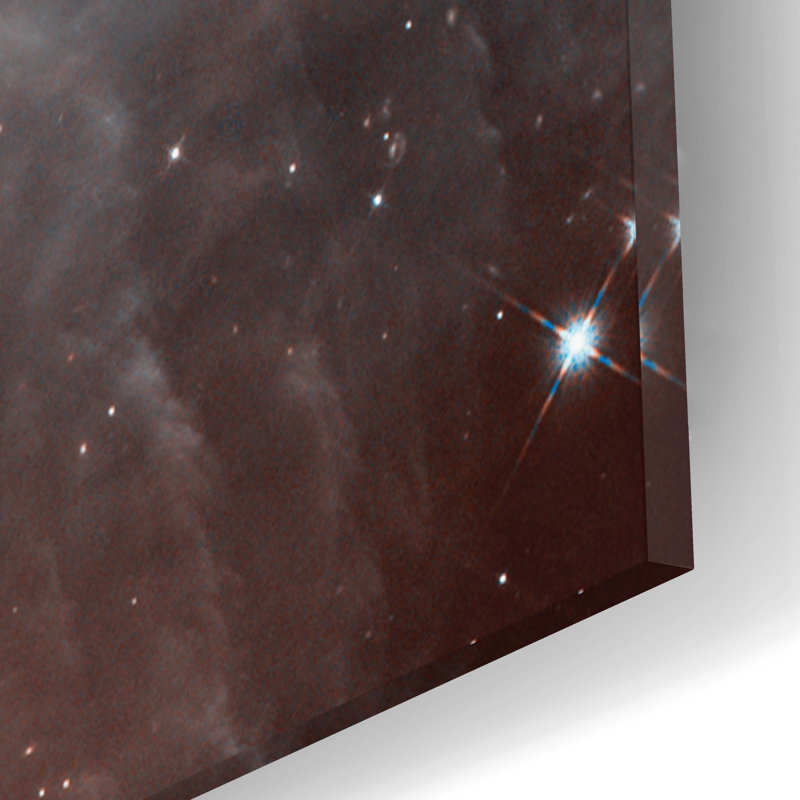 Art mural en verre acrylique «Horsehead Nebula» par la NASA, H 12 po x l 12 po x P 0,13 po