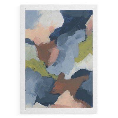 Soft Indigo Atmosphere II -Canvas Print Only - NOT FRAMED