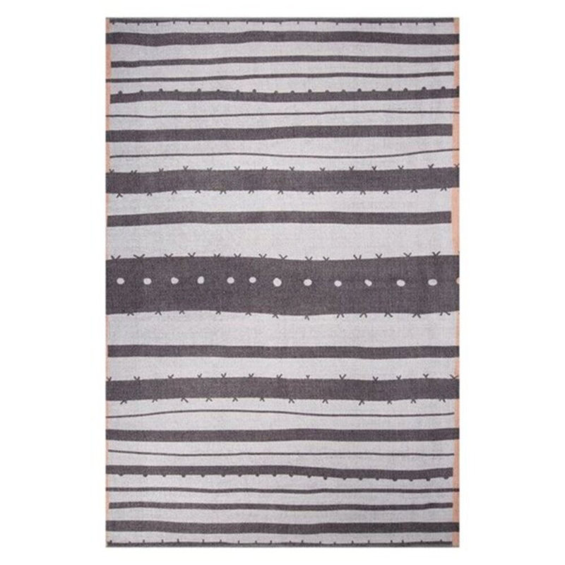 Premium Machine Washable Carpet, 4.6 x 6.2 Feet, 100% Polyester, 1850 g/m² | Pile Height: 0.2 Inches | Eco-Friendly Recycled Poly Cotton Underside | Perfect for Living Room, Bedroom, and High-Traffic Areas