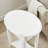 Oval Solid Wood Side Table-93563378