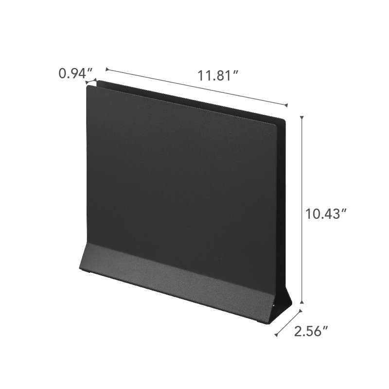 Napperon Yamazaki Home, acier, Noir