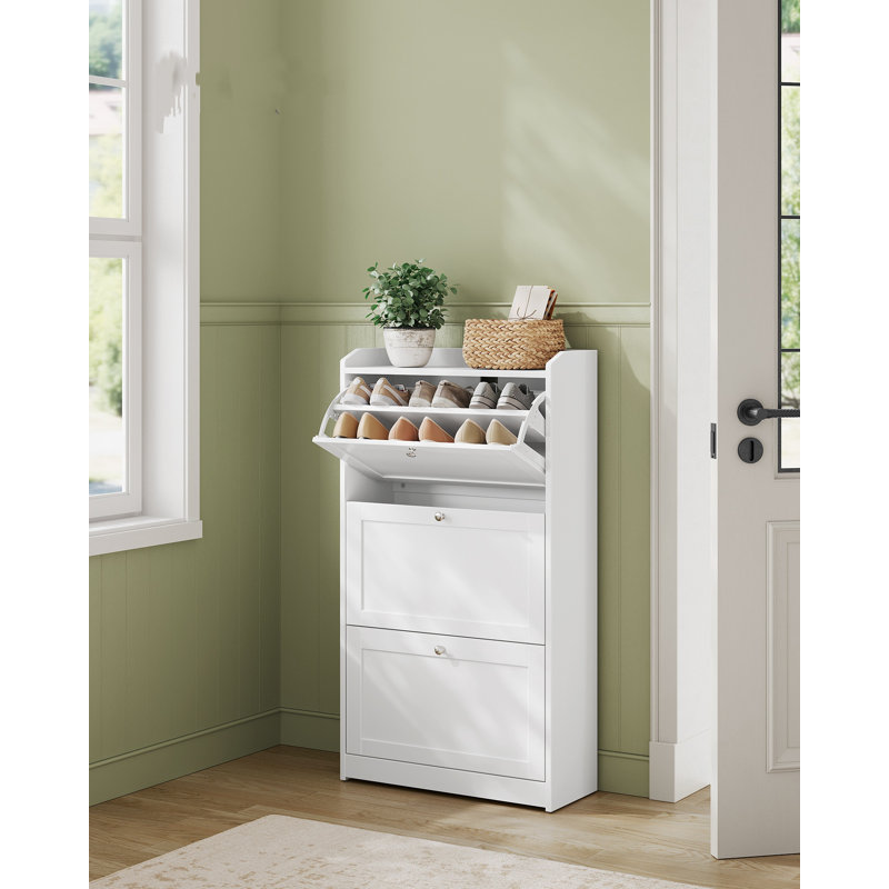 3 Pair Flip Down Shoe Storage