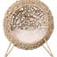 Lit surélevé pour chat, beige avec un intérieur confortable et confortable