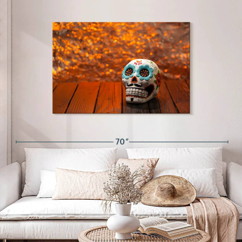 Kerner Sugar Skull, 30" H x 45" W