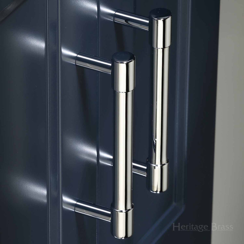 Heritage Brass Heritage Cabinet Pull Phoenix Design, Polished Chrome, 12.8cm H x 11cm W x 14.7cm D