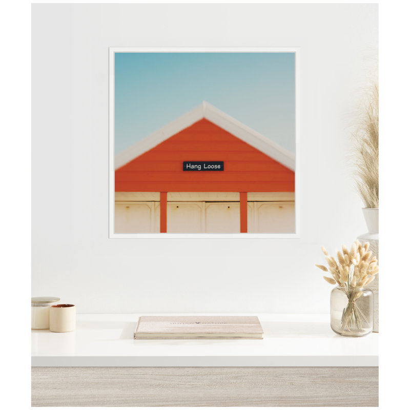 «Hang Loose» par Laura Evans, reproduction d'art sur toile encadrée