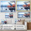 Heron Silent Waters Blue - Animals Wall Decor-317468200-317468370