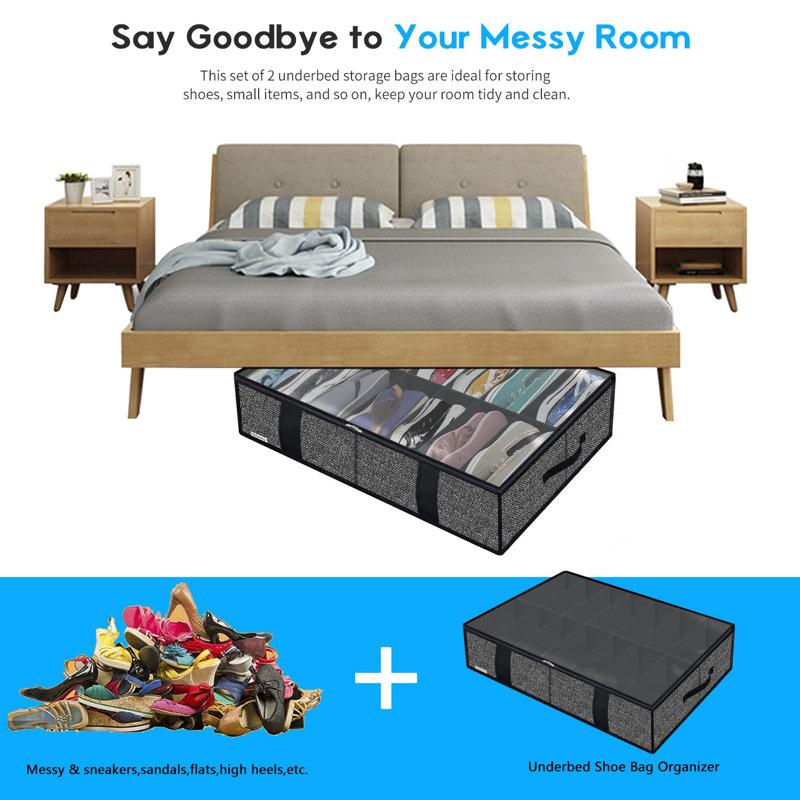 Latitude Run® Underbed Storage, Black