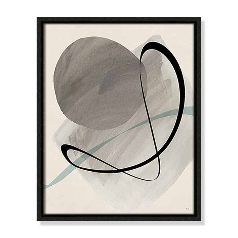 «Mid Century Dance II» par Susan Jill, reproduction sur toile, Espresso, H 15,5 po x l 12,5 po x P 2 po