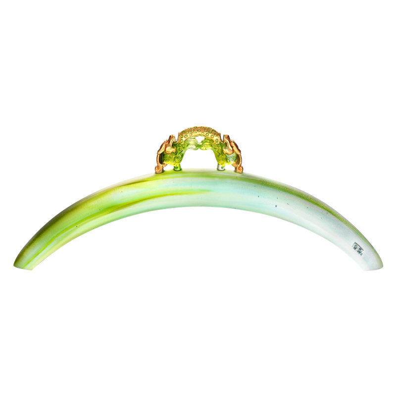 Home Décor Abstract Crystal, Sky Blue Green