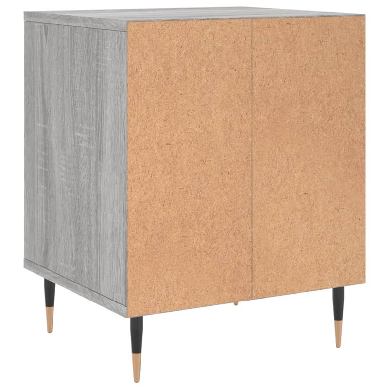 Plainsboro Bedside Table, Grey Sonoma, Set of 2