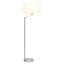 Lampe de salon moderne en nickel brossé