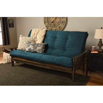 Stratford Queen 87'' Upholstered Futon And Mattress
